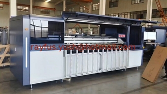 Chine Machine d'impression numérique automatique, CMYK, alimentation au niveau de l'avant, haute précision fournisseur