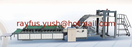 Machine de empilement automatique de laminoir de flûte, 3 plis ou 5 plis, empileur à retournement, sortie droite ou sortie latérale fournisseur