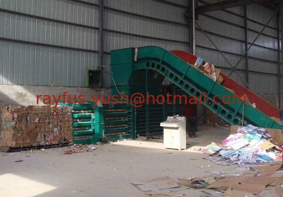 Presse hydraulique verticale, pour le carton, la boîte de carton, etc. de rebut. fournisseur