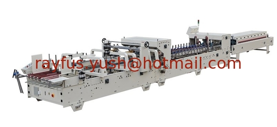 Machine à coller des dossiers automatique multifonctionnelle avec pré-pliage et verrouillage en bas, par pistolets à colle, option pour boîte de CD fournisseur