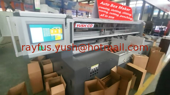 Machine de fabrication d'échantillons en carton, fabricant de boîtes automatique, sans moulage, pour petites commandes, fabricant d'échantillons fournisseur