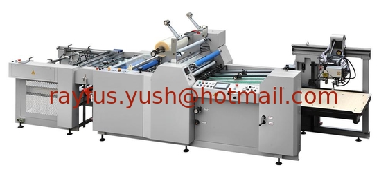 Automatic Pneumatic Hydraulic Cardboard Laminator, Surface Paper + Paperboard Lamiantion, 200~800gsm fournisseur
