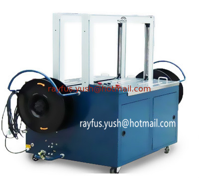 Machine automatique de fixation des sangles en PP, fixation chauffée par ceinture en PP, modèle à double canal en option fournisseur